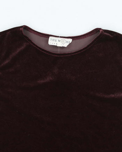 Vintage 90s The Work Connection Velvet Cami - S
