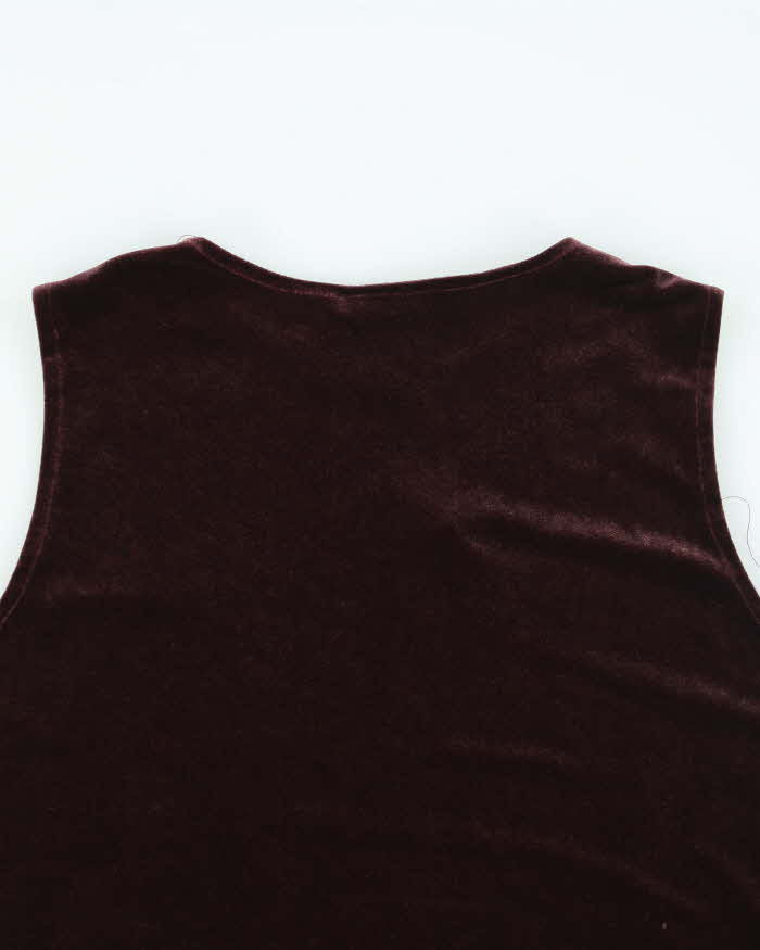 Vintage 90s The Work Connection Velvet Cami - S