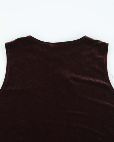 Vintage 90s The Work Connection Velvet Cami - S