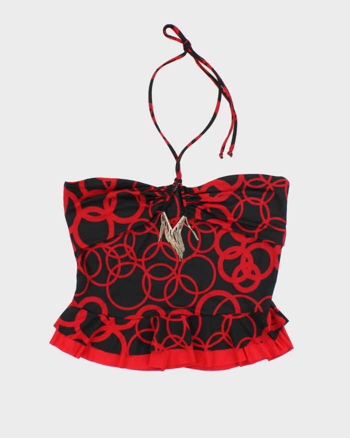 Vintage Y2k 00s Kitty Halter Neck Top - XS