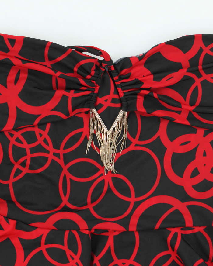 Vintage Y2k 00s Kitty Halter Neck Top - XS