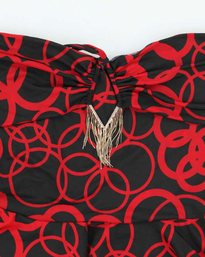 Vintage Y2k 00s Kitty Halter Neck Top - XS