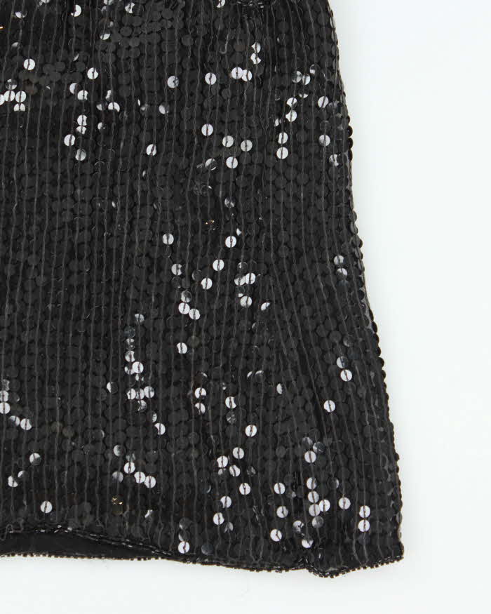 Vintage 90s One + One Silk Sequin Cami - S