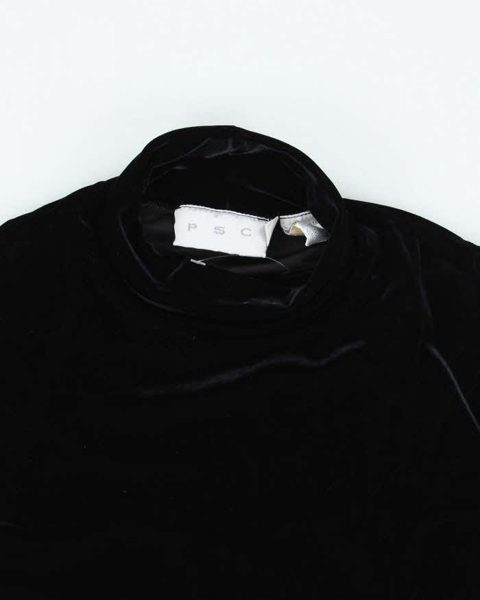 Vintage 90s PSC Velvet Velvet Top - M