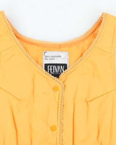 Vintage 90s Feiyan Puffer Down Waistcoat - S