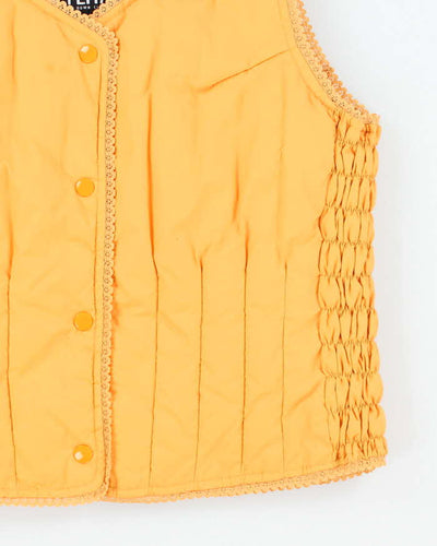 Vintage 90s Feiyan Puffer Down Waistcoat - S