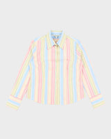 Vintage Y2k 00s Jessica Stripe Blouse - L