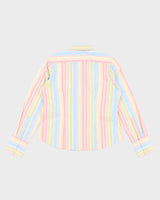 Vintage Y2k 00s Jessica Stripe Blouse - L