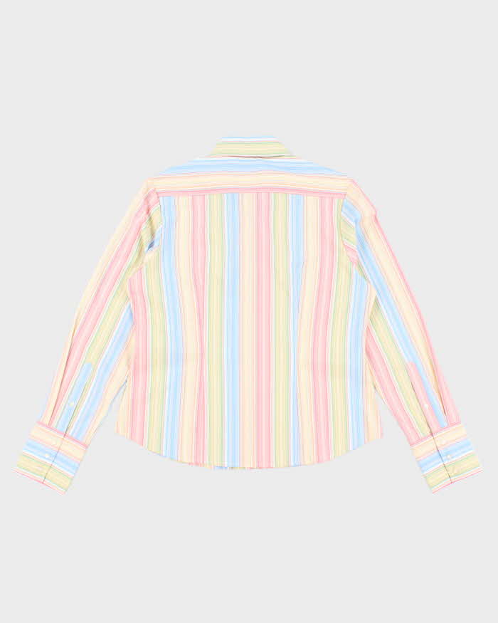 Vintage Y2k 00s Jessica Stripe Blouse - L