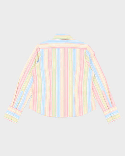 Vintage Y2k 00s Jessica Stripe Blouse - L