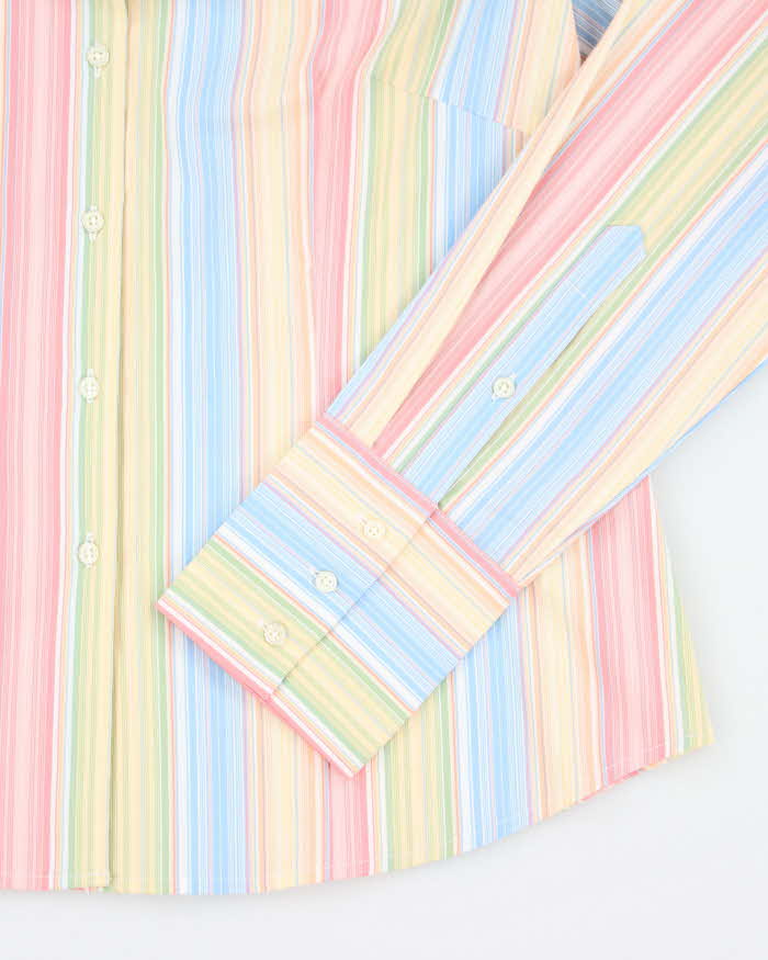 Vintage Y2k 00s Jessica Stripe Blouse - L