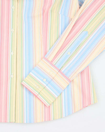 Vintage Y2k 00s Jessica Stripe Blouse - L