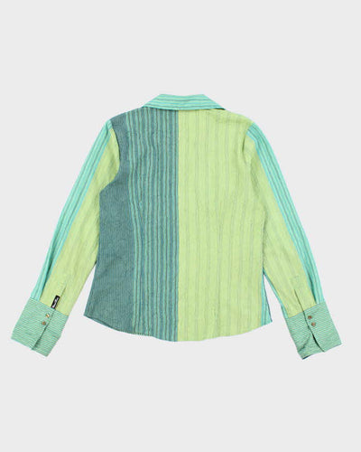 Vintage Y2k 00s Point Zero Stripe Blouse - L