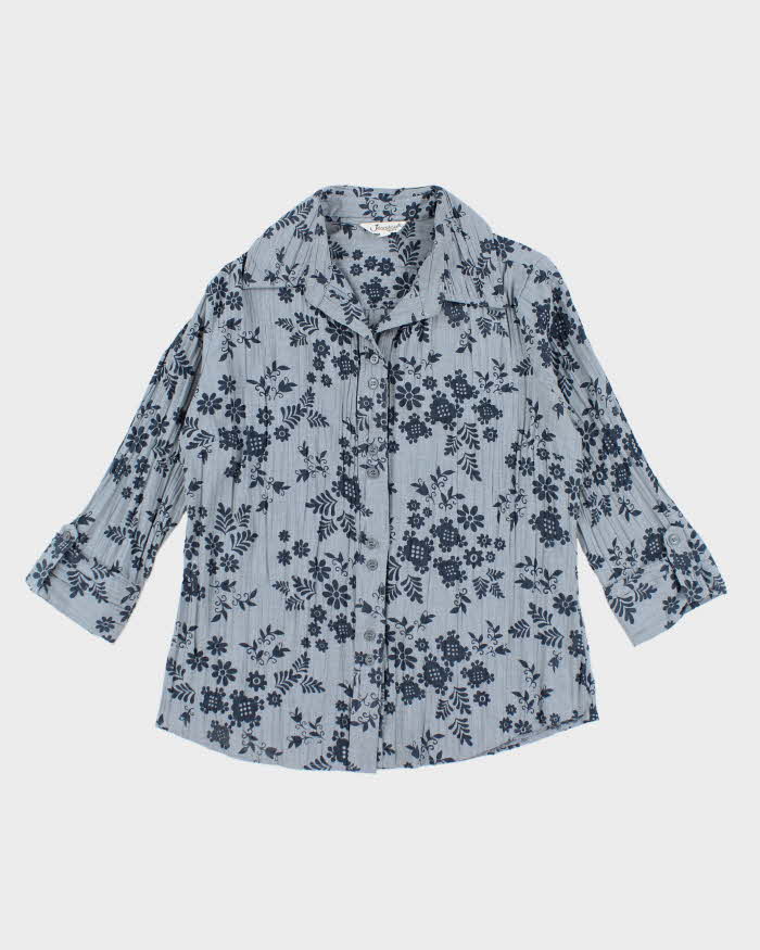 Vintage Y2k 00s Jessica Floral Blouse - L