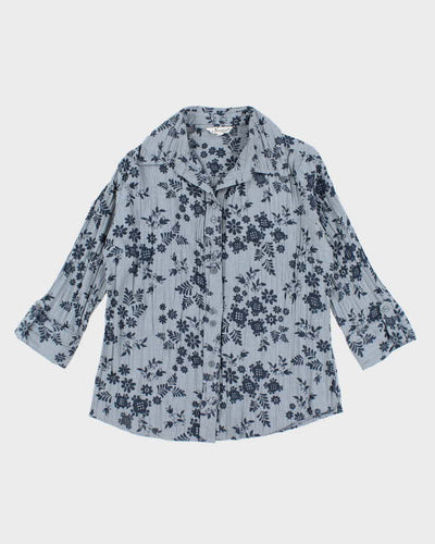 Vintage Y2k 00s Jessica Floral Blouse - L