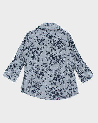 Vintage Y2k 00s Jessica Floral Blouse - L