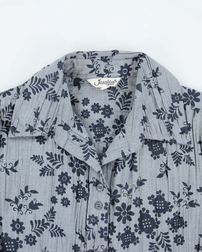 Vintage Y2k 00s Jessica Floral Blouse - L