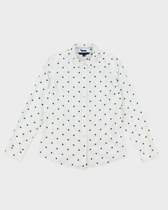 Vintage Tommy Hilfiger Polka Dot Blouse - S