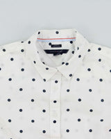 Vintage Tommy Hilfiger Polka Dot Blouse - S