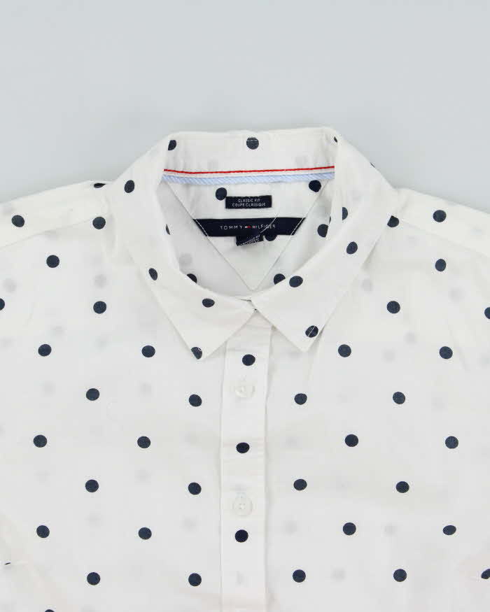 Vintage Tommy Hilfiger Polka Dot Blouse - S