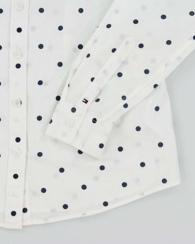 Vintage Tommy Hilfiger Polka Dot Blouse - S
