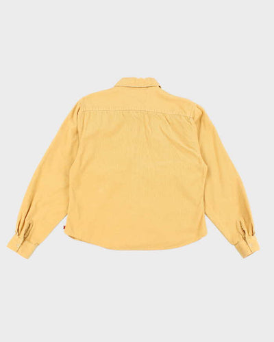 Vintage Wrangler Yellow Corduroy Shirt - L