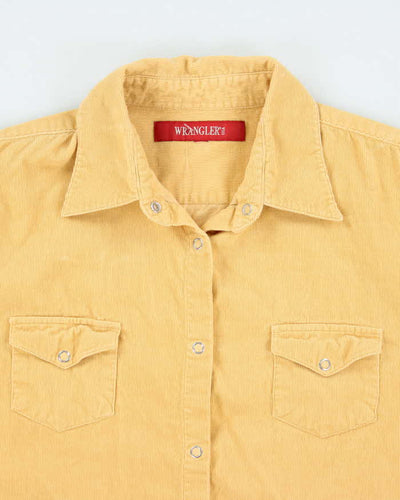 Vintage Wrangler Yellow Corduroy Shirt - L