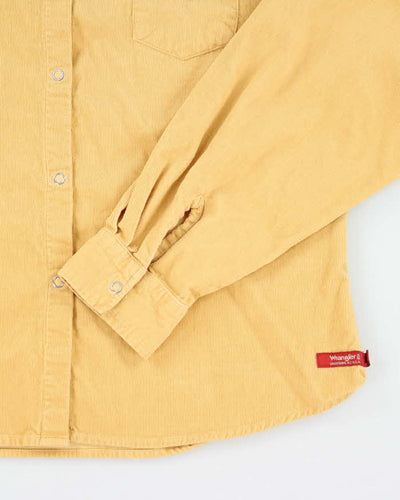 Vintage Wrangler Yellow Corduroy Shirt - L