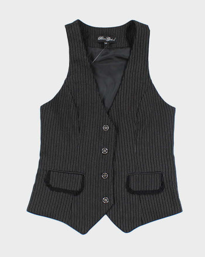 Vintage Y2k 00s Bizz Girl Waistcoat Top - S