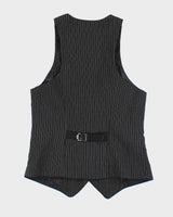 Vintage Y2k 00s Bizz Girl Waistcoat Top - S