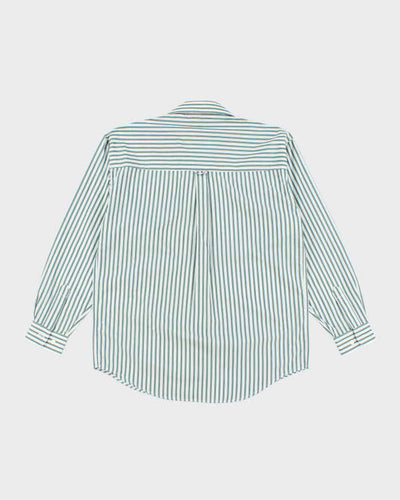 Vintage Tabi Striped Button-Up Blouse - XL