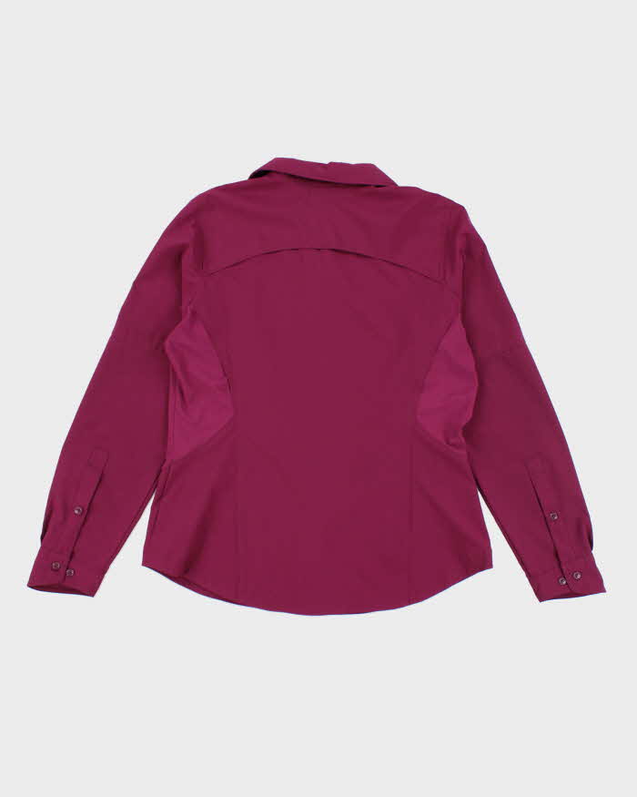 Columbia Purple Outdoors Button-Up Shirt - L