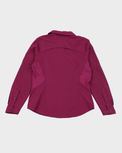 Columbia Purple Outdoors Button-Up Shirt - L