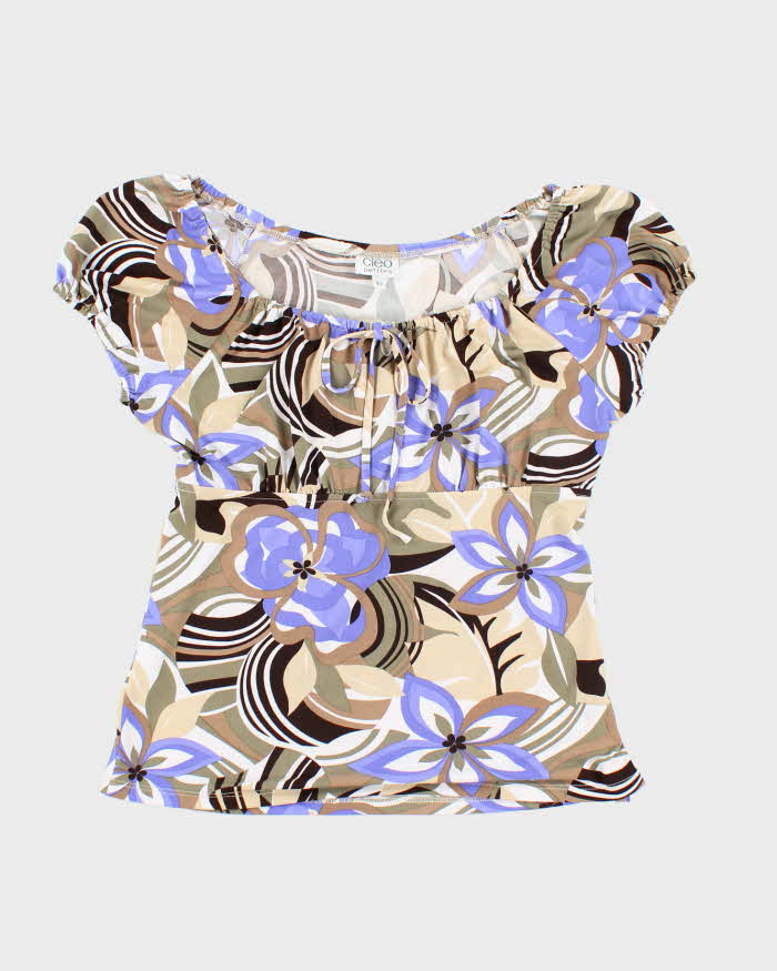 Vintage Y2k 00s Cleo Pattern Blouse - S