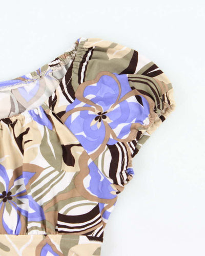 Vintage Y2k 00s Cleo Pattern Blouse - S