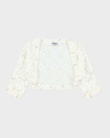 Vintage Y2k 00s Angela Lace Sequin Bolero - S