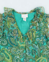 Vintage Y2k 00s Worthington Paisley Pattern Blouse - L