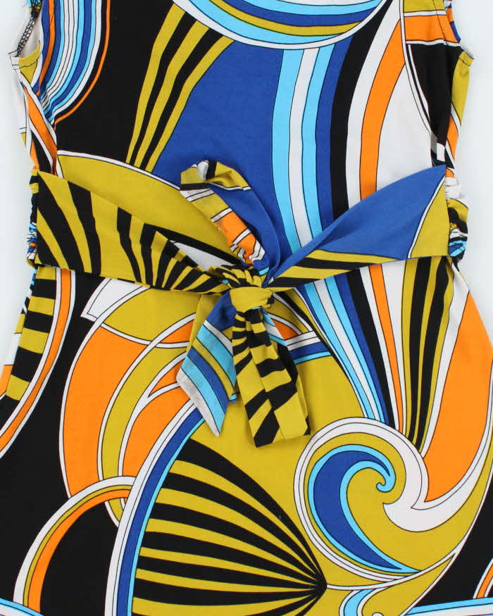 Vintage Y2k 00s Poet Swirl Pattern Top - S