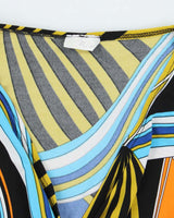 Vintage Y2k 00s Poet Swirl Pattern Top - S
