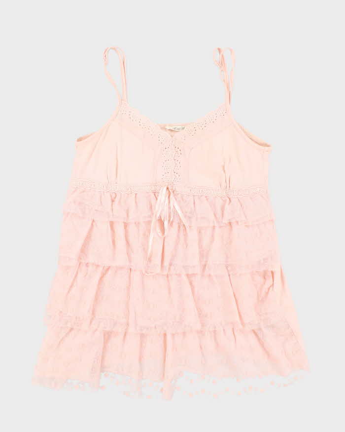 Vintage Y2k 00s Lace Cami Top - S