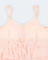 Vintage Y2k 00s Lace Cami Top - S