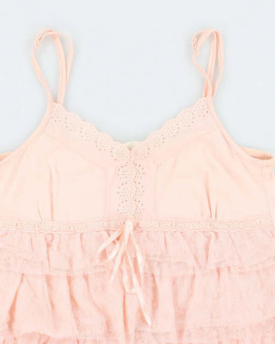 Vintage Y2k 00s Lace Cami Top - S