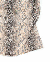 Vintage Y2k 00s Cowl Neck Animal Print Top - M