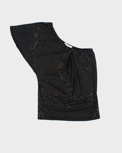 Vintage Y2k 00s Charlotte Russe One Shoulder Sequin Top - S