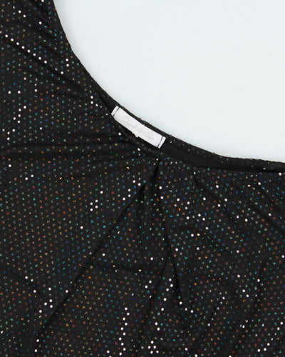 Vintage Y2k 00s Charlotte Russe One Shoulder Sequin Top - S