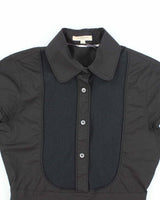 Vintage Y2k 00s Burberry Quarter-Button Blouse - S