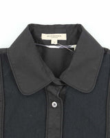 Vintage Y2k 00s Burberry Quarter-Button Blouse - S