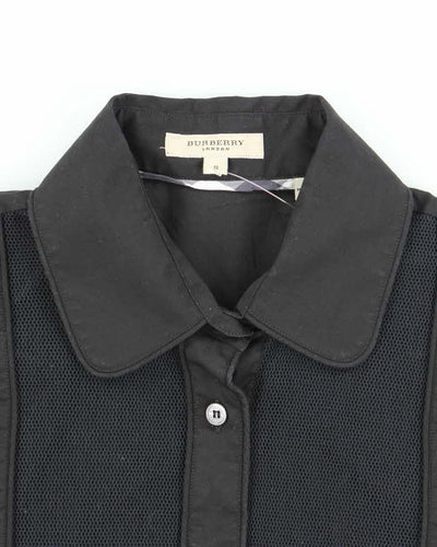 Vintage Y2k 00s Burberry Quarter-Button Blouse - S