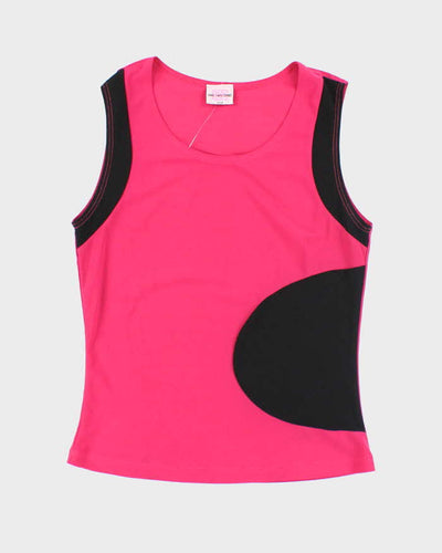 Vintage 90s One Two Three Sleeveless Top - S