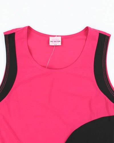 Vintage 90s One Two Three Sleeveless Top - S